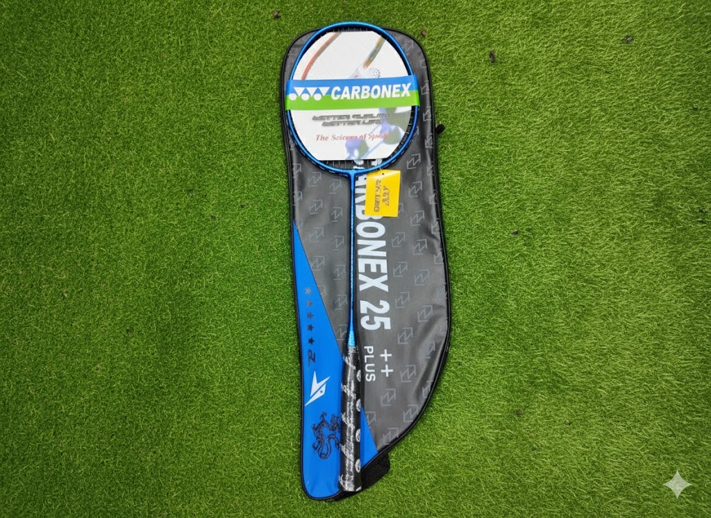 Yunex Carbonex 21 Badminton Racket with String Copy (P-1029)