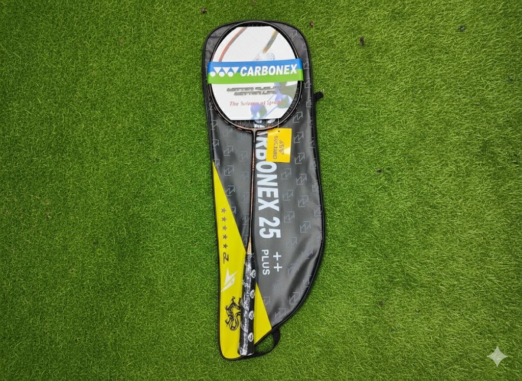 Yunex Carbonex 21 Badminton Racket with String Copy (P-1029)