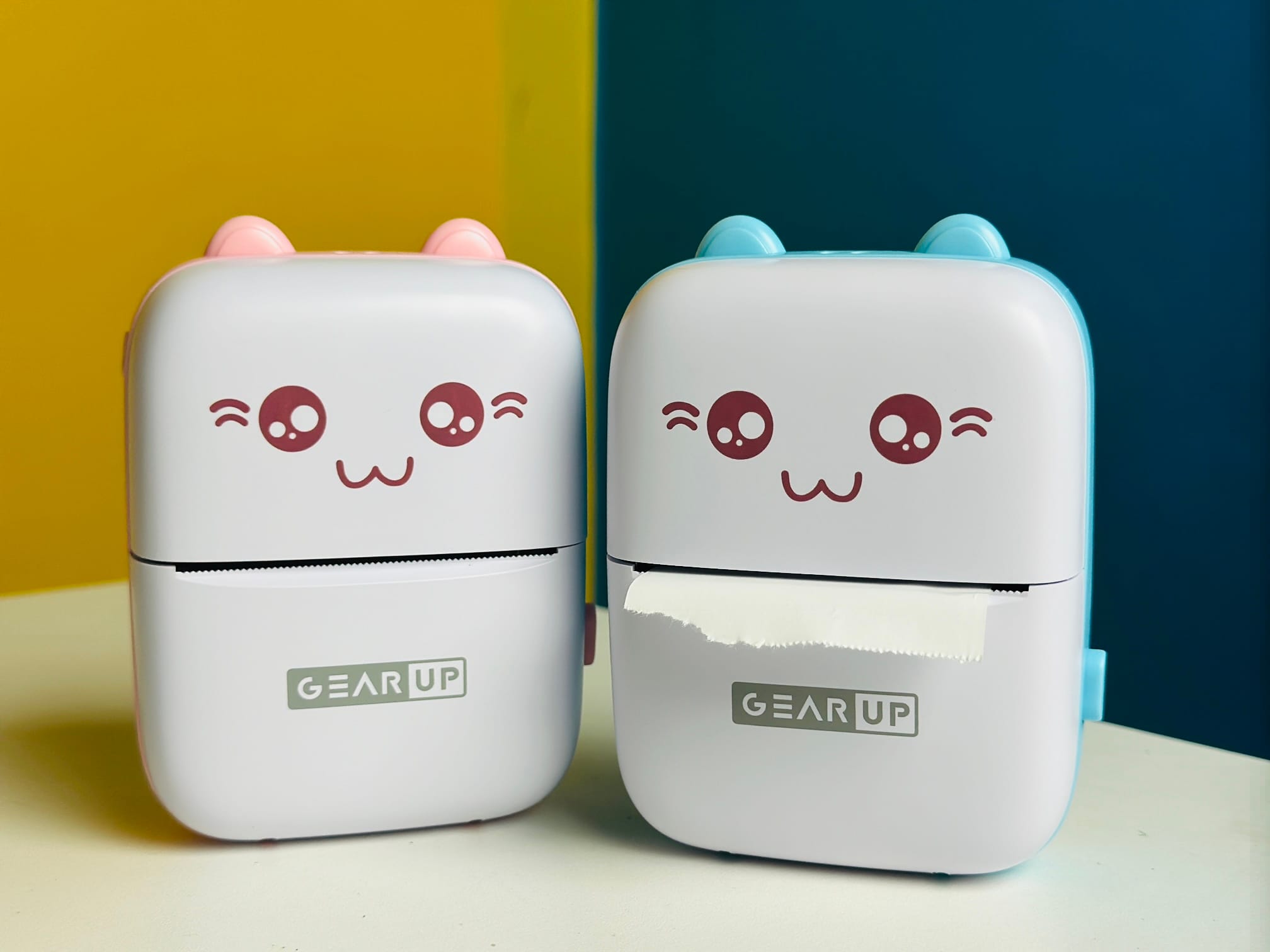 GearUP mini Thermal Bluetooth Printer – Pink Colour