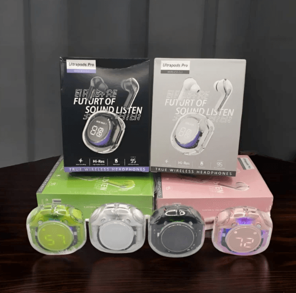 Transparent Ultrapods pro True Wireless Earbuds – Random Color
