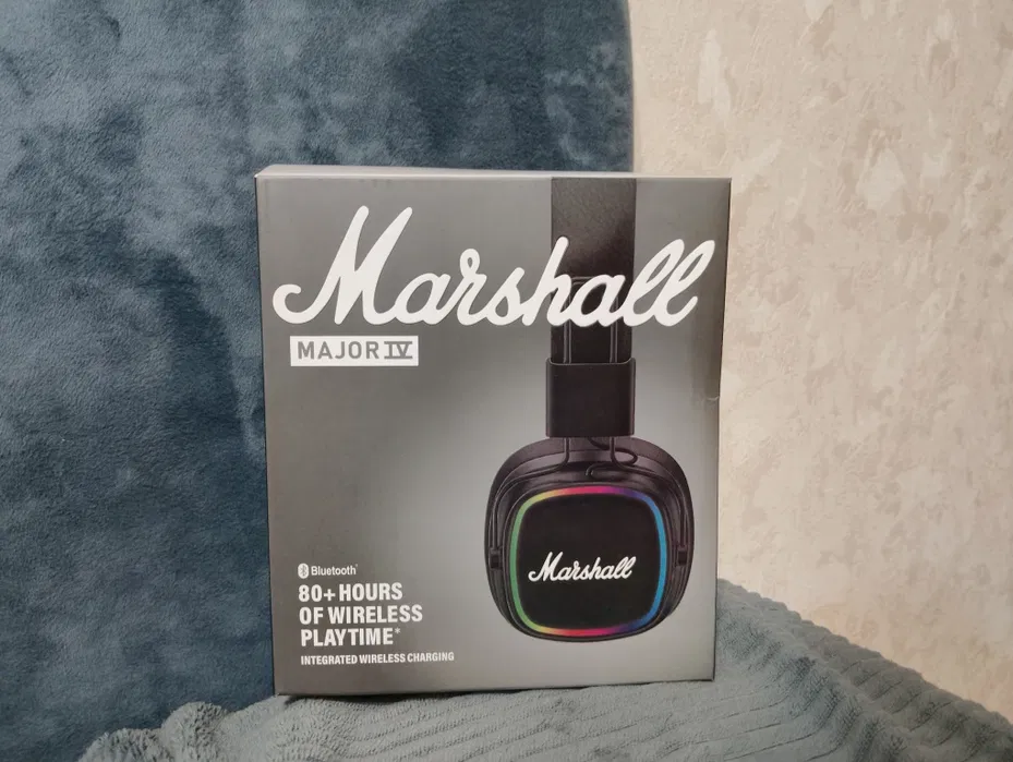 Marshall Major IV 4 Wireless Bluetooth Headphones Classic Earphones Deep Bass Foldable Pop Rock Retro Music Microphone Headset Master Copy